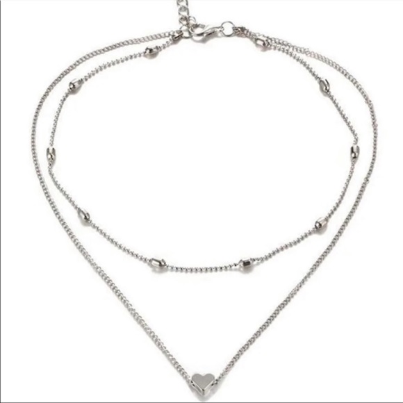 Jewelry - Silver Double Strand Ankle Bracelets